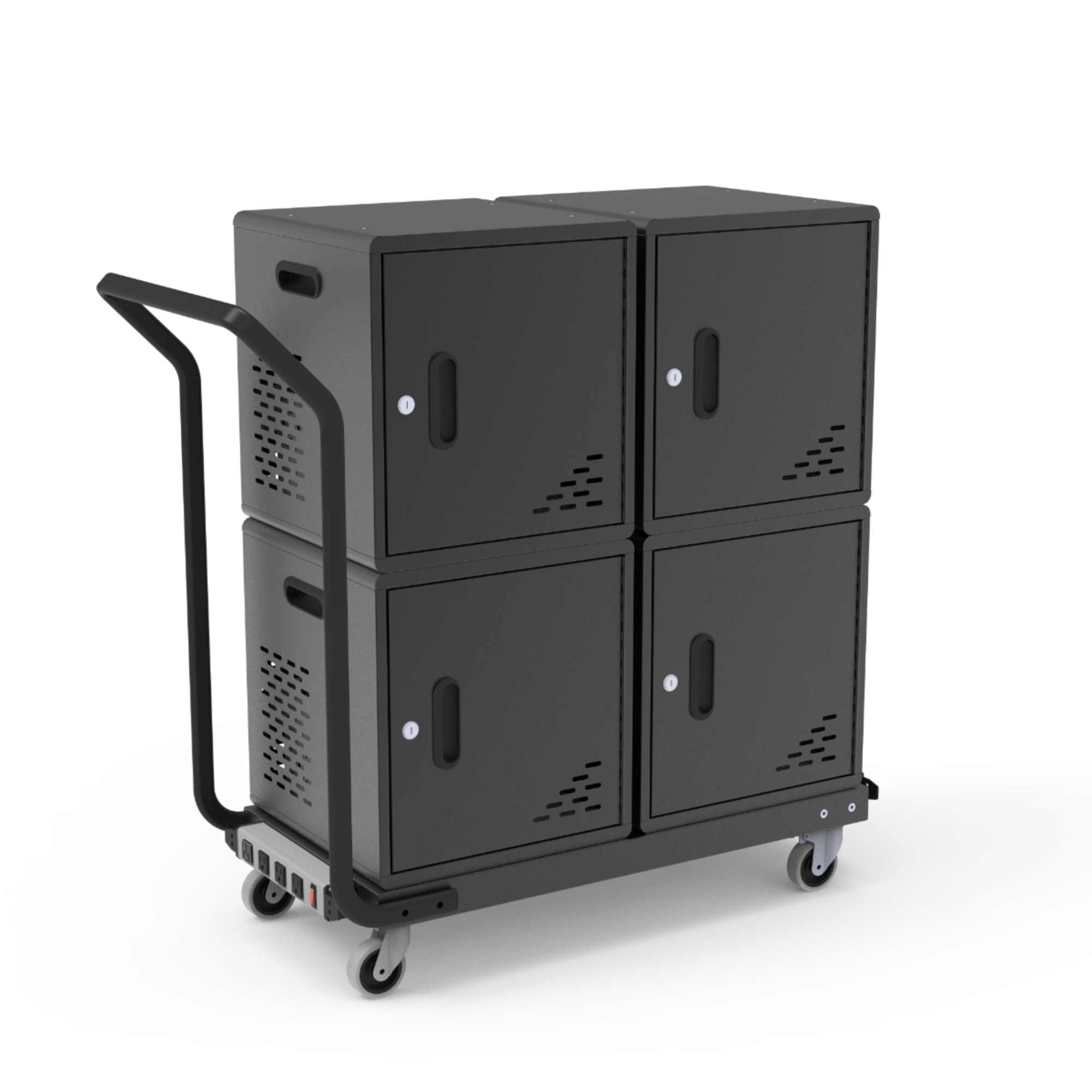 Luxor 40-Device Modular Charging Cart, 39.5in. x 39in., Model# LLMC40DP